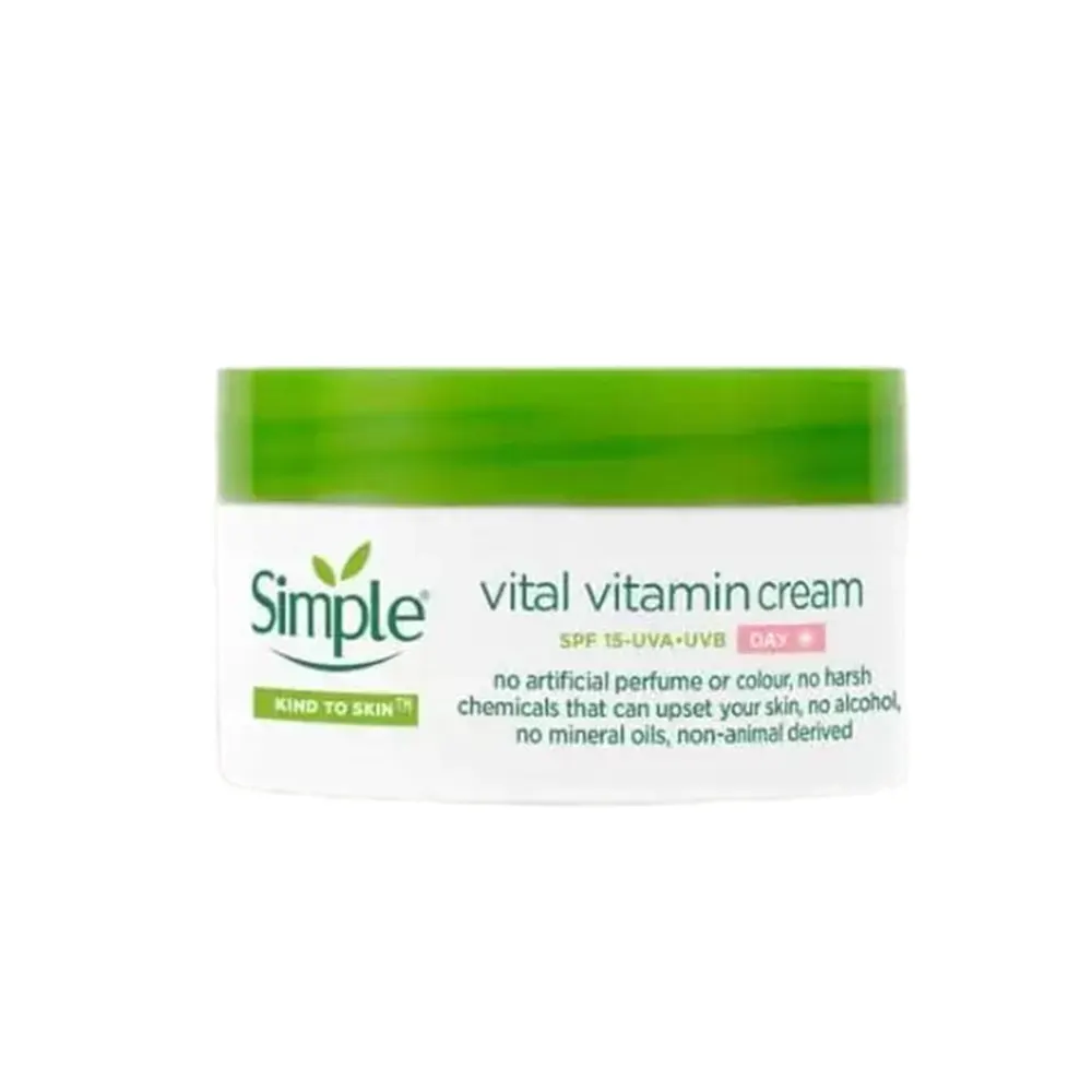 کرم روز ضد پیری vitamin vitsal سیمپل simple