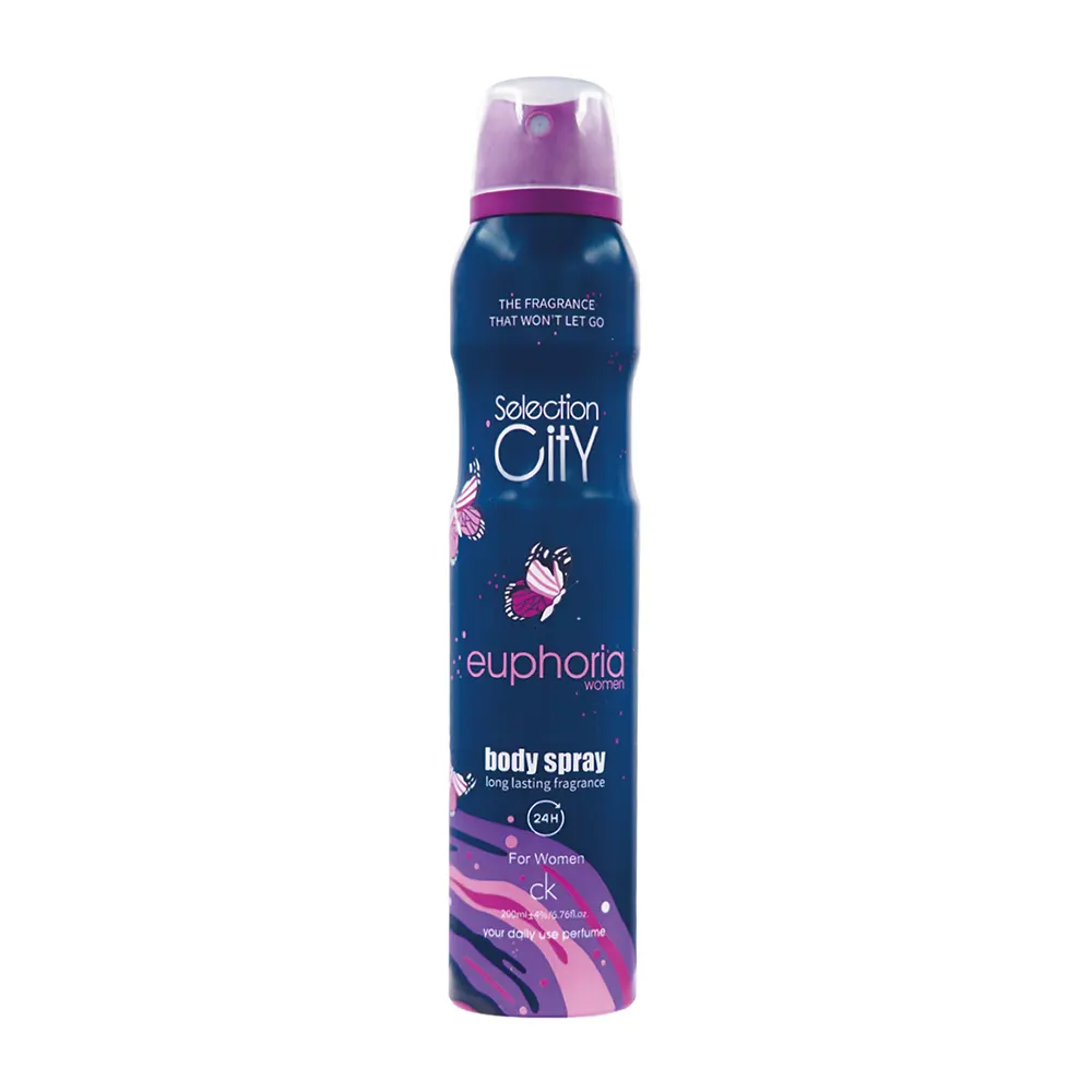 اسپری بدن سلکشن سیتی رایحه ایفوریا euphoria