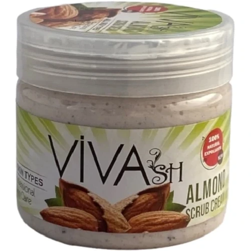 اسکراب صورت ویواش مدل روغن بادام (vivash scrub) 200میل