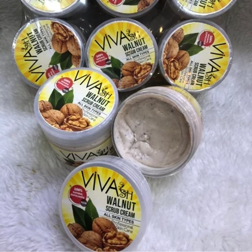اسکراب صورت ویواش مدل روغن گردو (vivash scrub) 200میل
